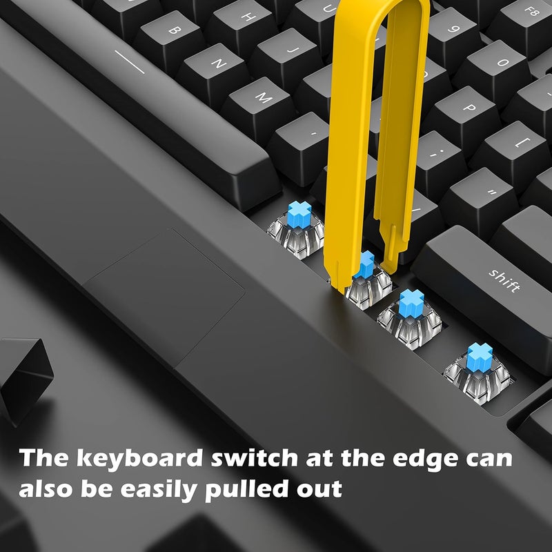 HONKID Switch Puller,Stainless Steel Key Remover for Replacement Mechanical Gaming Keyboard Switches - Image 4